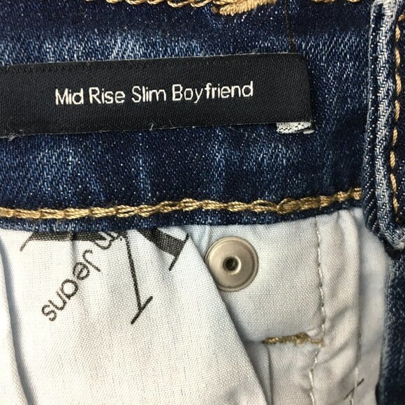 NEW Calvin Klein Women's Jeans Mid Rise Slim Fit Boyfriend Button Fly 27 x 29" - Picture 10 of 12